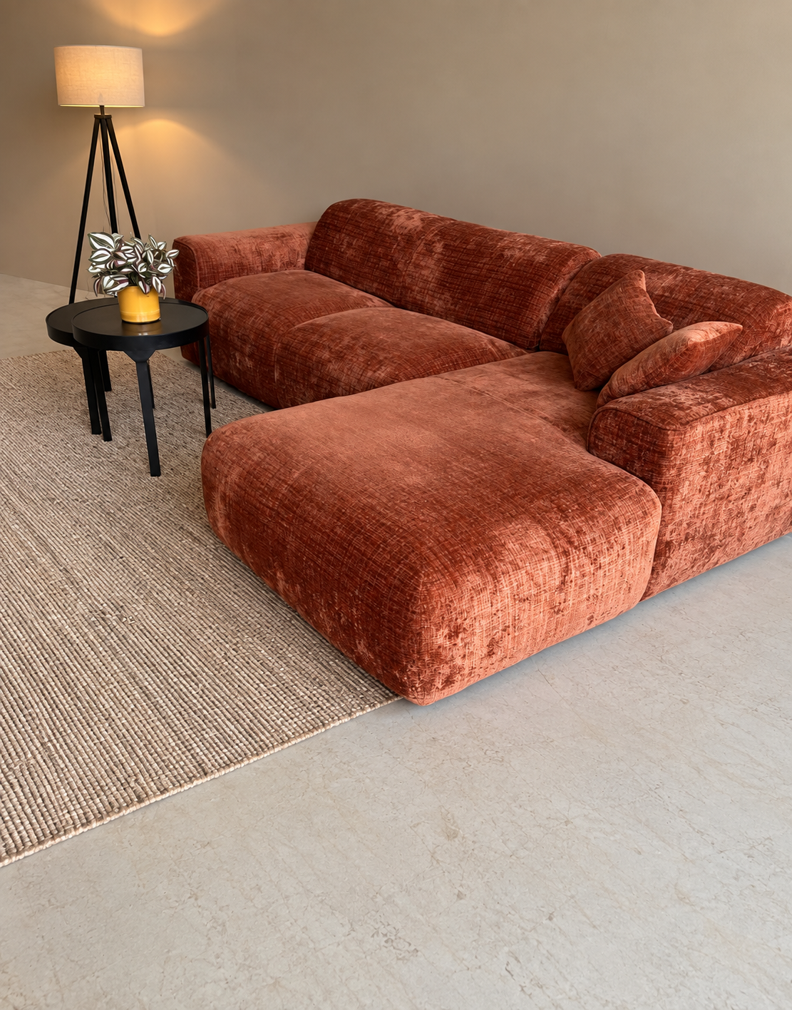 YUMA hoekbank met slaapfunctie | SIA HOME