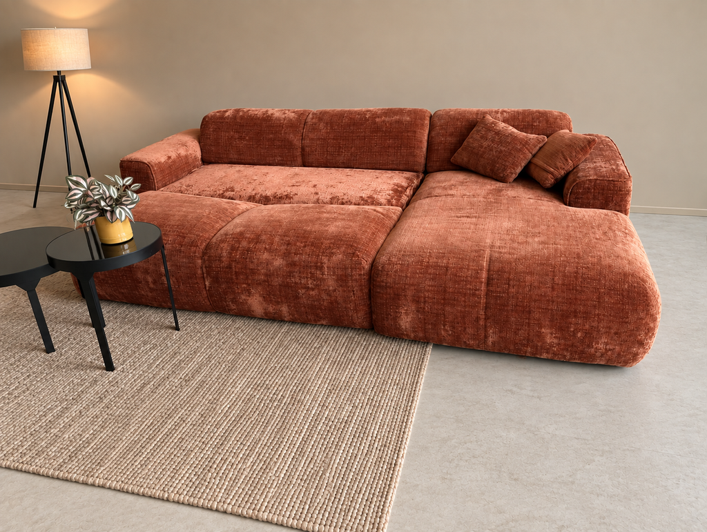 YUMA hoekbank met slaapfunctie | SIA HOME