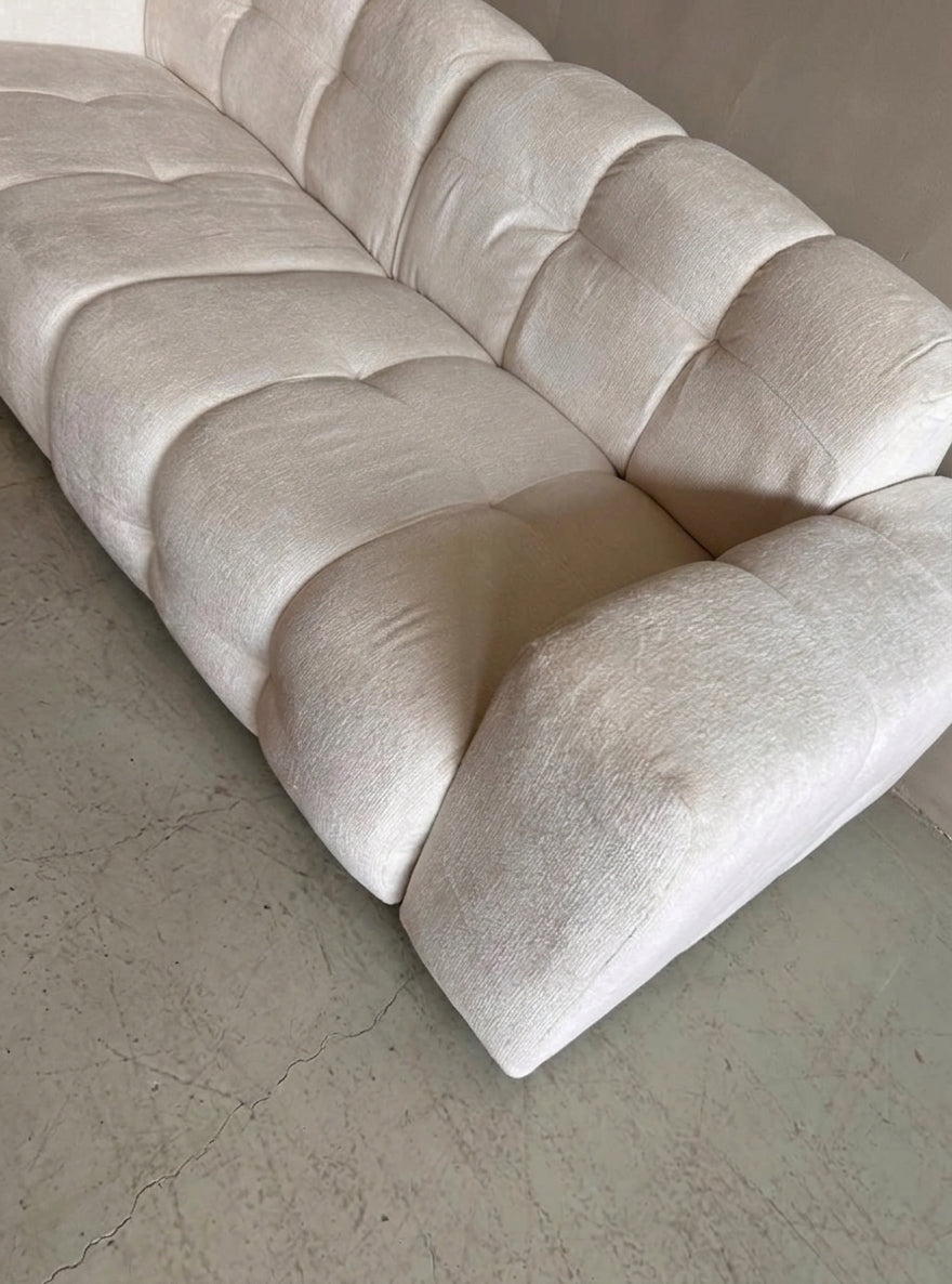 Nieuw! COCOON 4-zitsbank van gewafeld velours