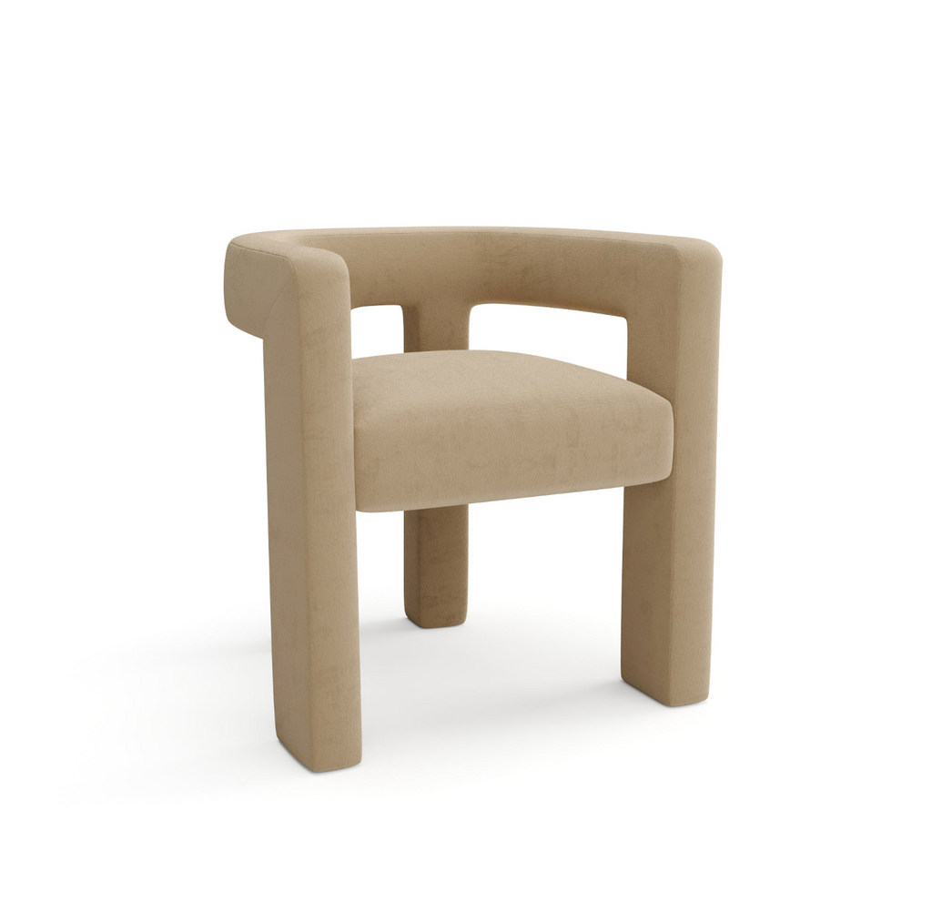 Nieuw! SIA HOME eetkamerstoel van glad fluweel